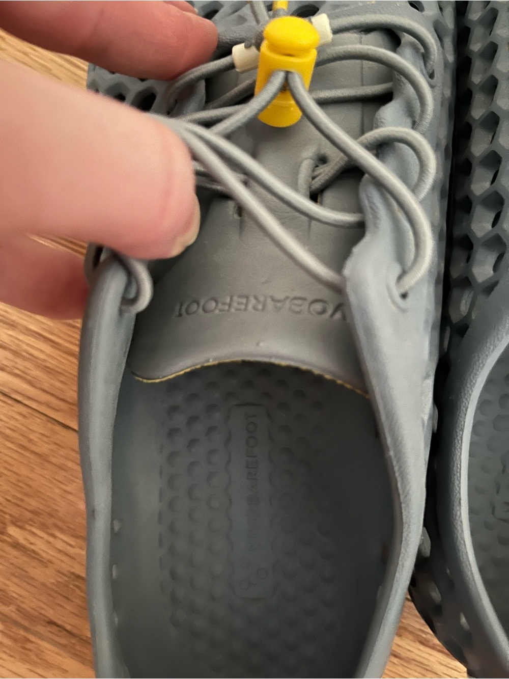 Vivobarefoot Ultra III Bloom blue gray barefoot shoes 38L US 8 - Picture 8 of 8